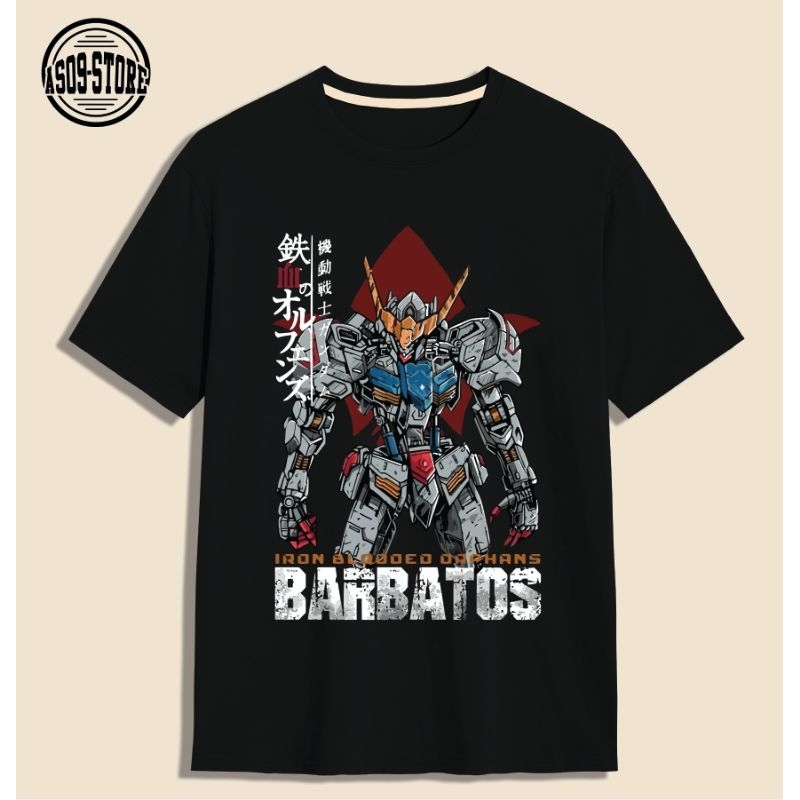 Jual Kaos Tshirt Gundam Iron Blooded Orphan Barbatos Japan | Shopee ...