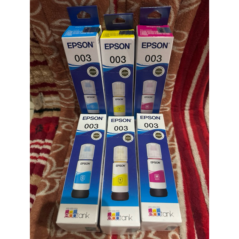 Jual Epson Tinta 003 Khusus yang WARNA botol baru original | Shopee ...