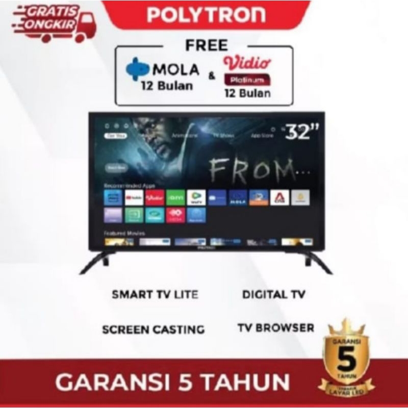 Jual Smart TV LED Digital POLYTRON 32