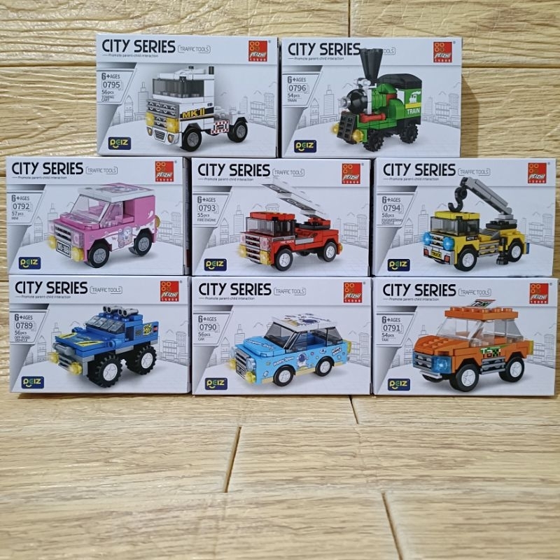 Jual Brick Block Famous Car City series mini car mini block city ...