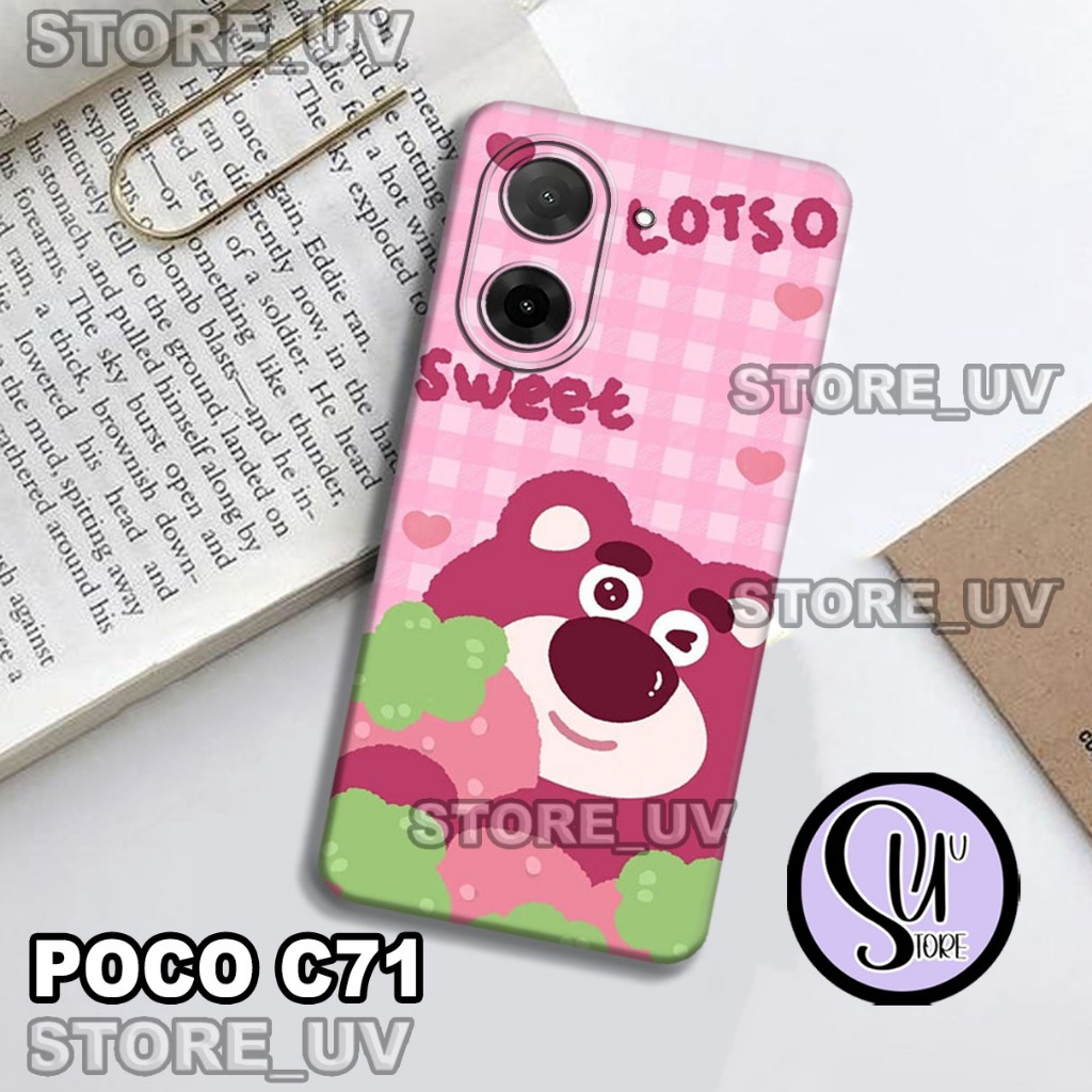 Jual S16 Case POCO C71 terbaru - Motif LOTSO - Casing Lucu - Softcase ...