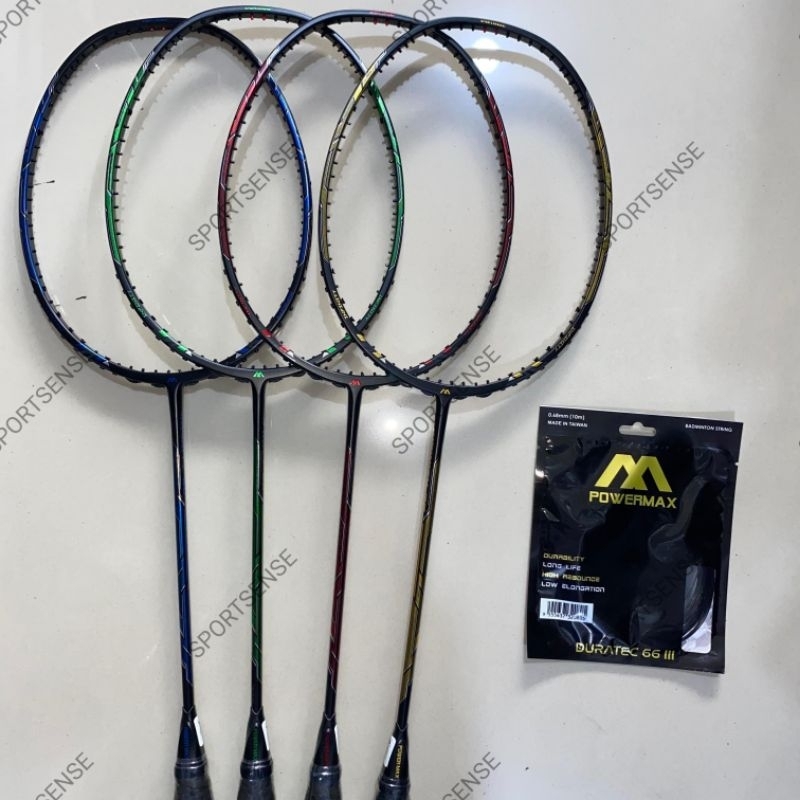 Jual Raket Bulutangkis Badminton Powermax Power Max Infinity 88 36LBS ...