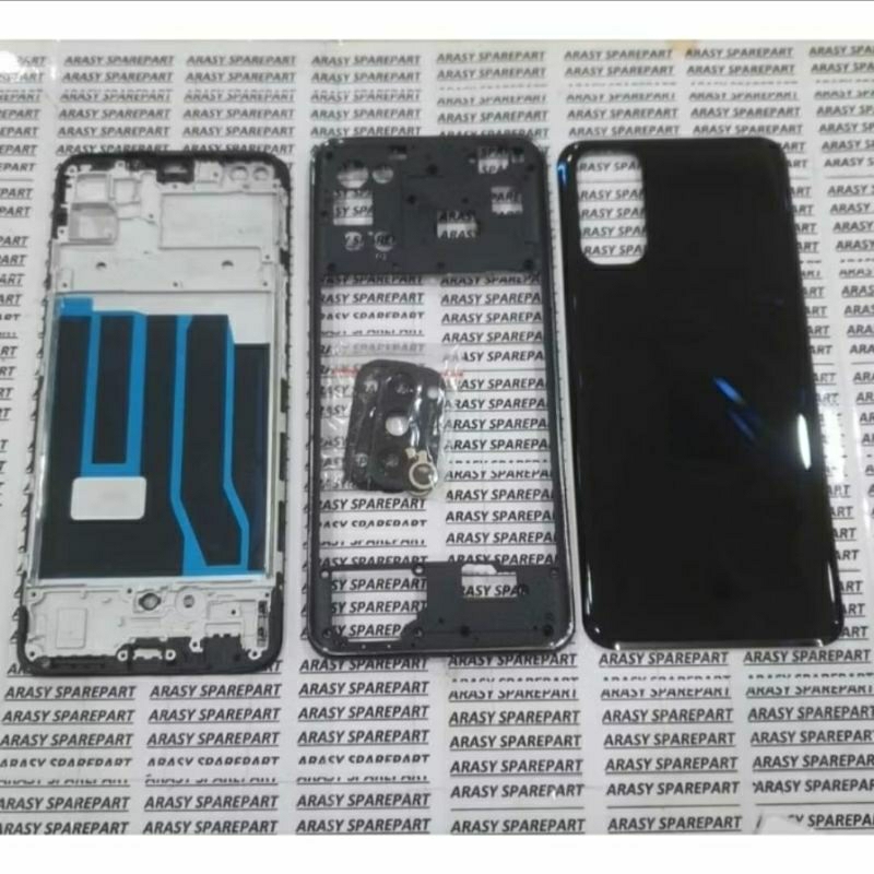 Jual Frame lcd + Bezel + Backdor Oppo Reno 4 4G Back Casing Kesing ...