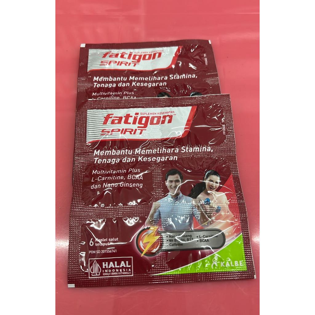 Jual Fatigon Spirit Strip - Tablet Multivitamin - Mineral, Lelah ...