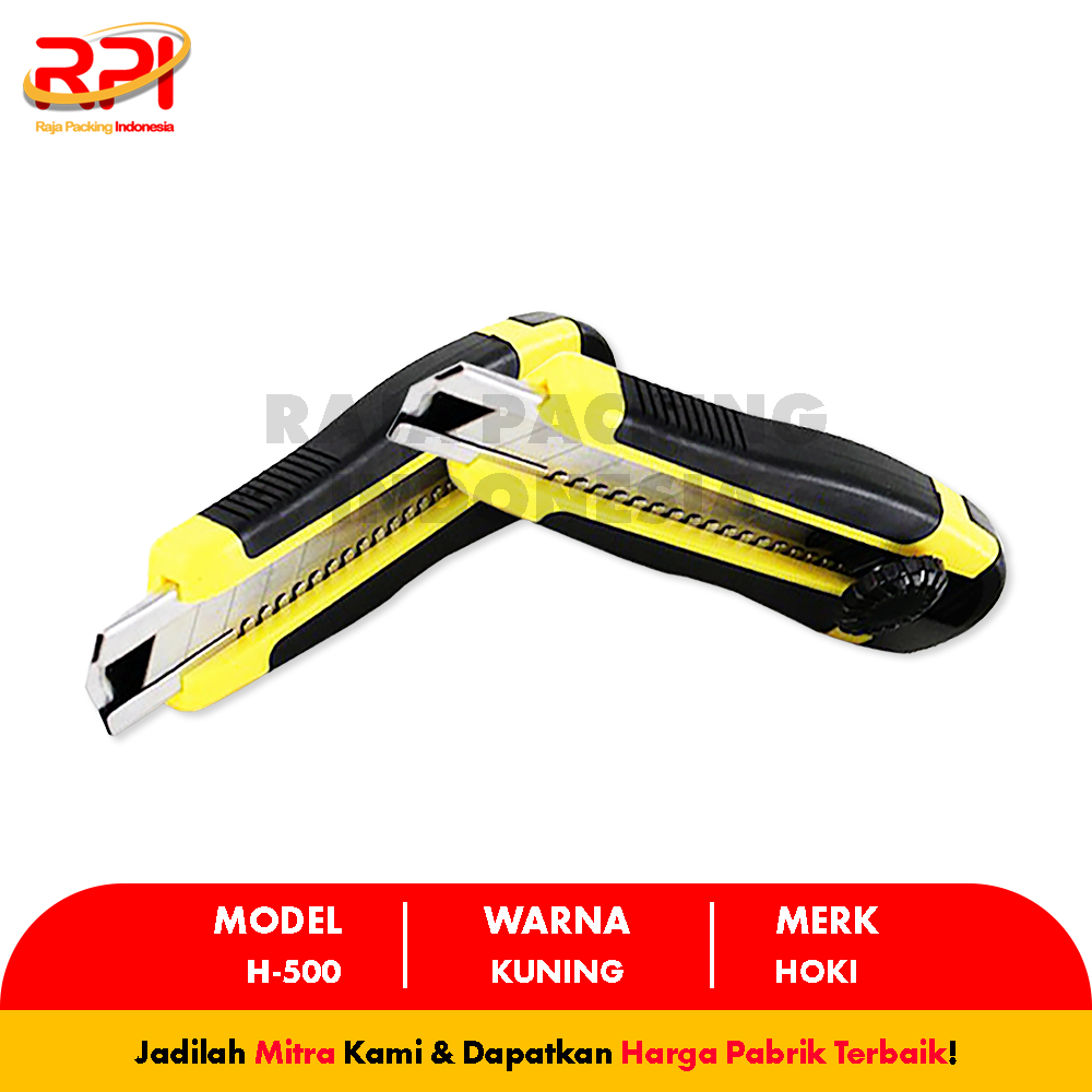 Jual Cutter Besar H-500 Super Tajam RAJA PACKING INDONESIA | Shopee ...