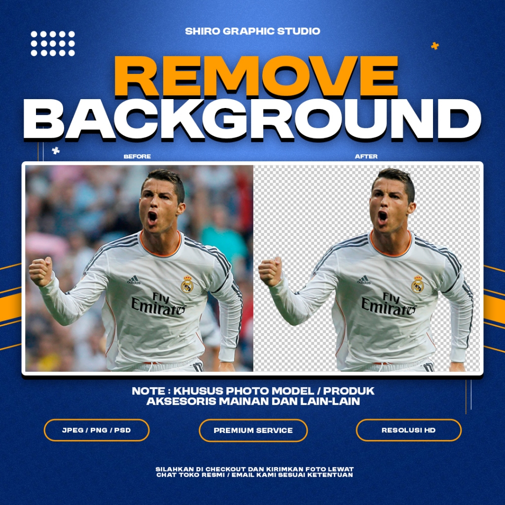 Jasa Remove Background Profesional Photo Model/Produk/Aksesoris