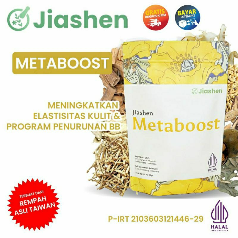 Jiashen Detox Herbal Cina Untuk Metablolisme Penurunan BB Original 100%