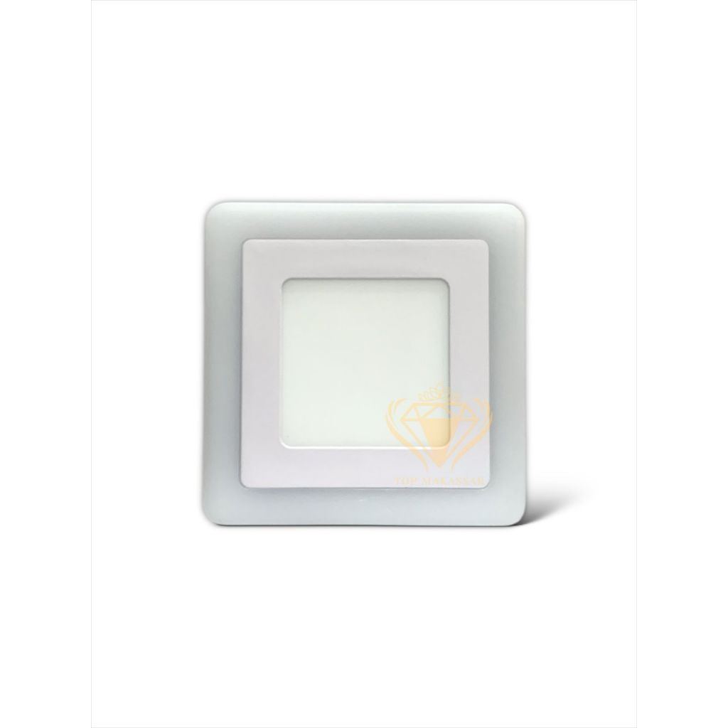 Jual EMICO LED PANEL DOWNLIGHT 6 + 3 WATT KOTAK WARNA | Shopee Indonesia