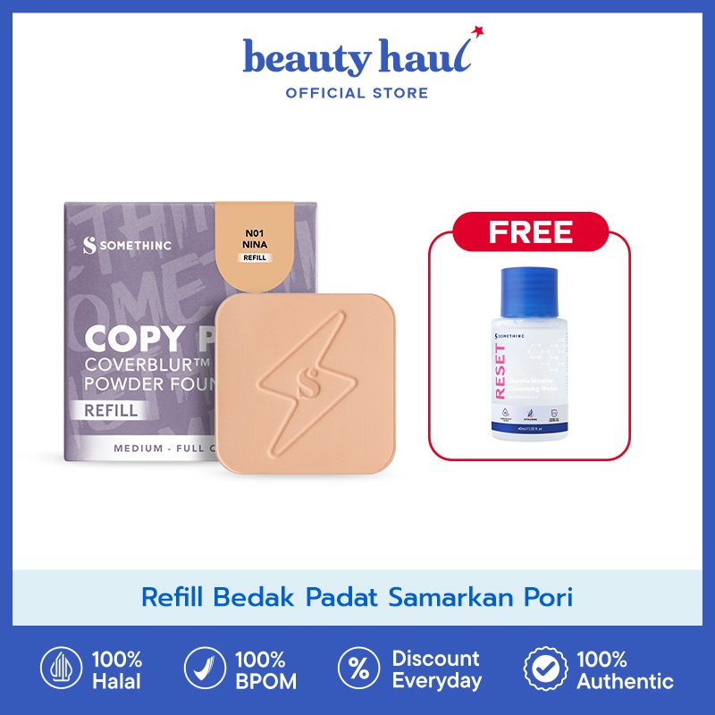 Jual SOMETHINC (REFILL) Copy Paste CoverBlur Powder Foundation ...