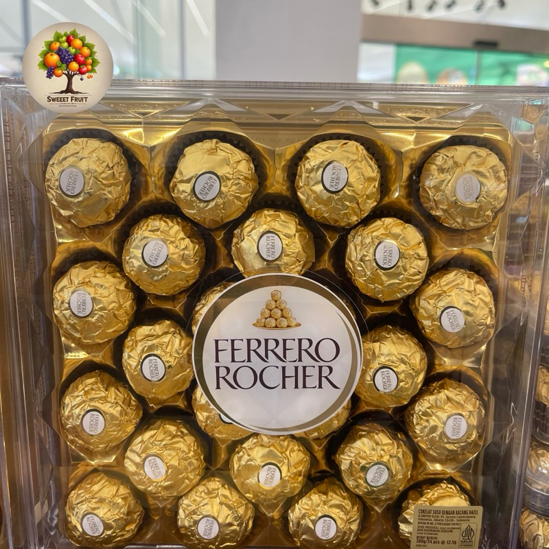 Jual Ferrero Rocher Chocolate Gold | Coklat Bulat Emas Isi 24 Pcs ...