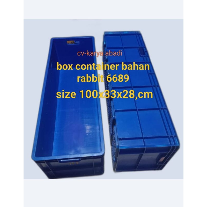Jual box Container rabbit 6689 size 100x33x28,cm 1 paket isi 4 box ...