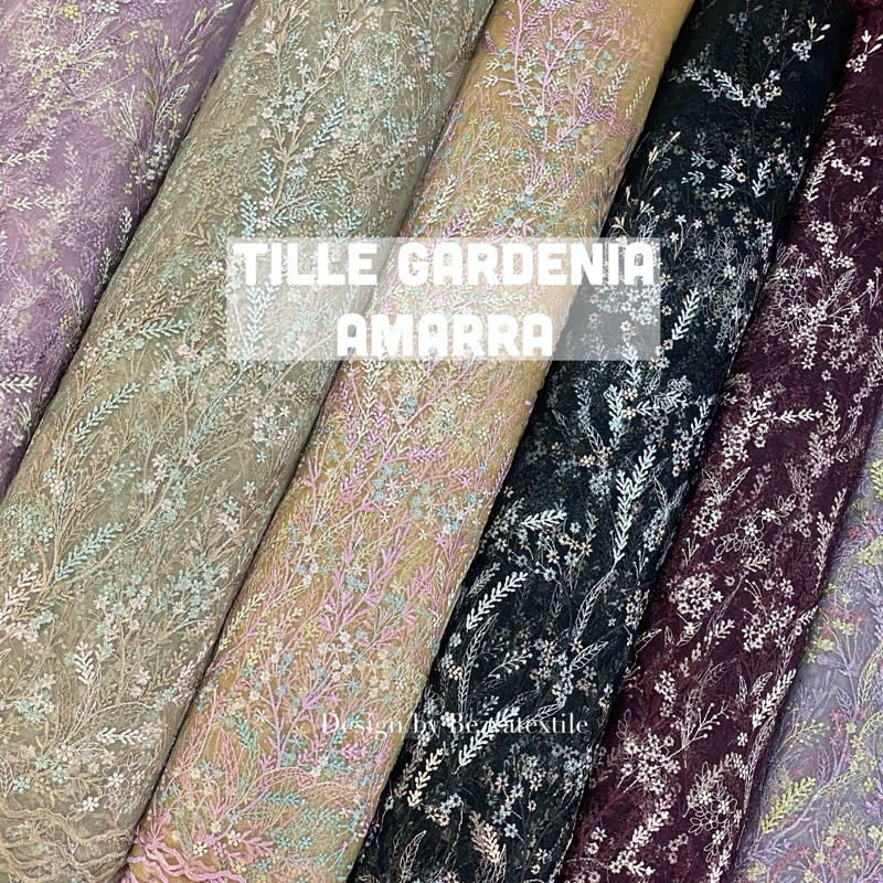 Jual TILLE GARDENIA AMARRA / TILLE GARDENIA MULTI COLOR / TILLE MOTIF ...