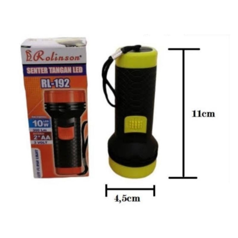 Jual Senter Baterai ABC Alkaline AA A2 senter LED terang emergency ...