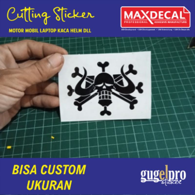 Jual Sticker Kaido One Piece Stiker Cutting Motor Mobil Helm Laptop ...