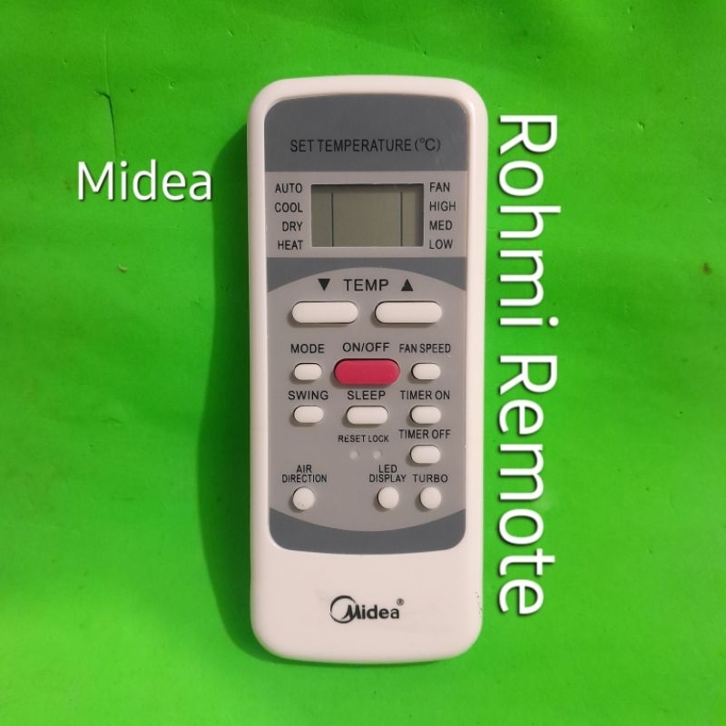 Jual REMOTE REMOT AC MIDEA ORIGINAL ASLI | Shopee Indonesia