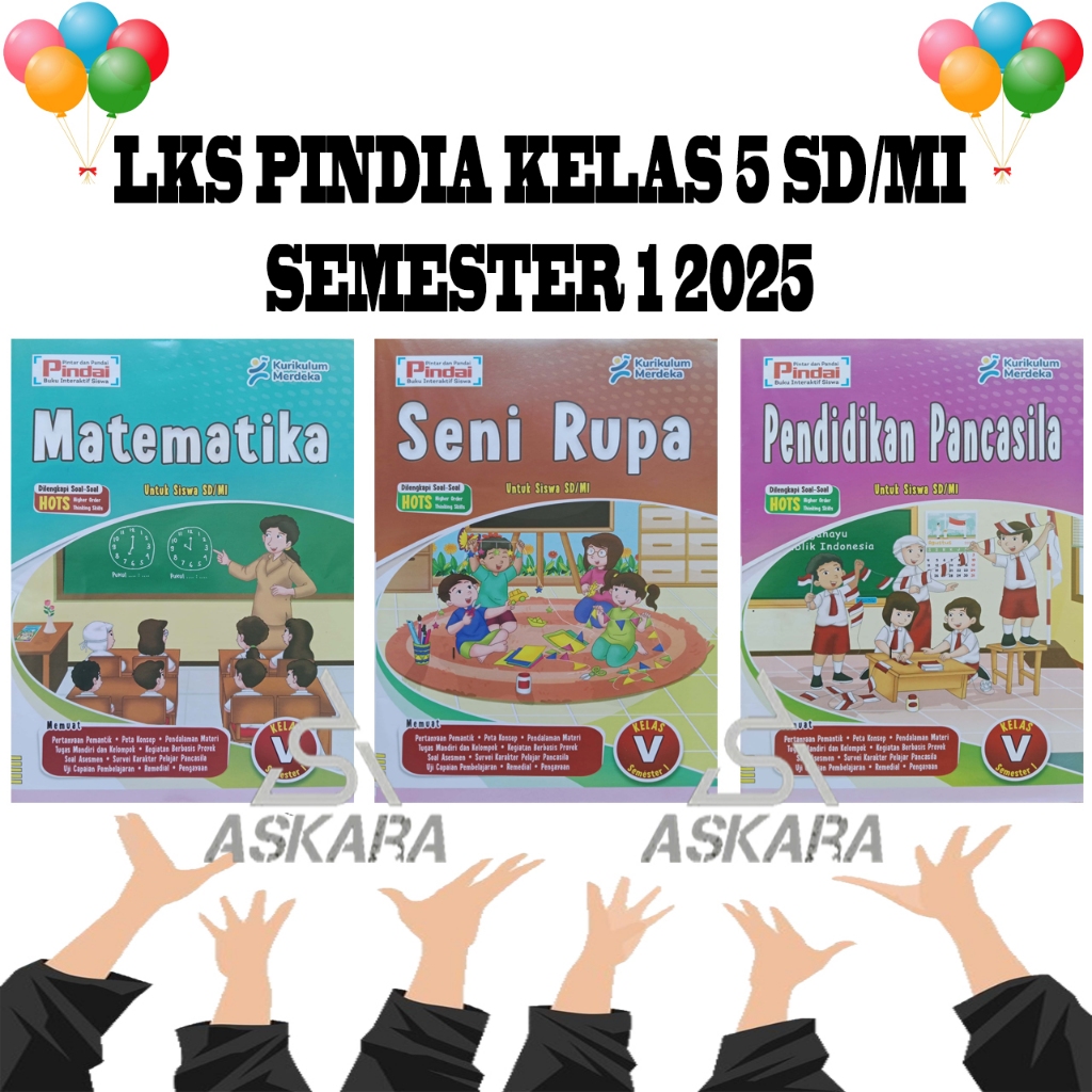 Jual LKS PINDAI Kelas 5 SD/MI Semester 1 - Kurikulum Merdeka | Shopee ...