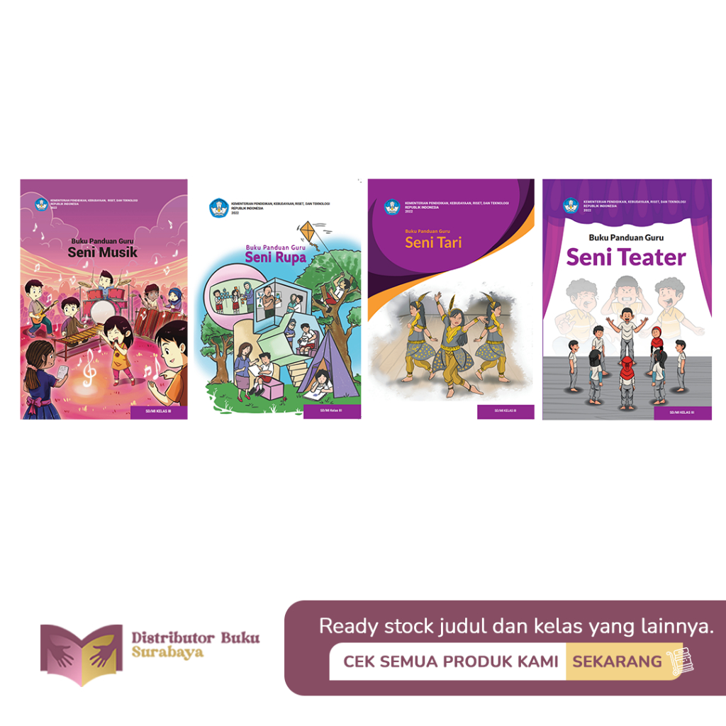 Jual Buku Panduan Guru Kurikulum Merdeka Seni Kelas 3 SD Original ...
