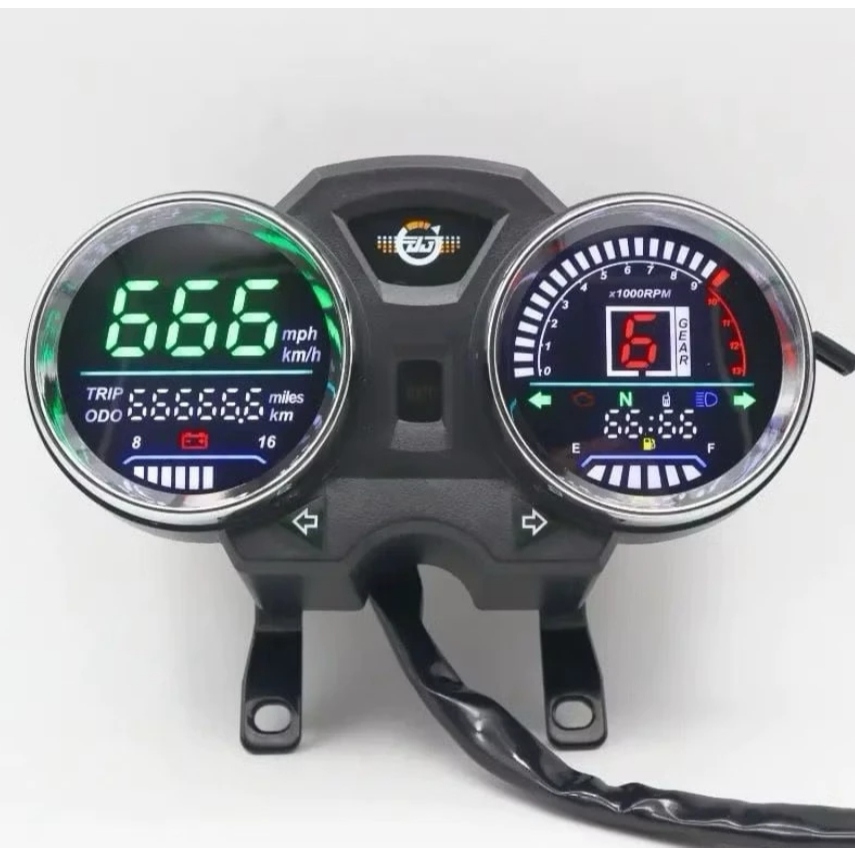 Jual FMV Racing Digital Speedometer RX King New Set Emblem Assy Rx King ...