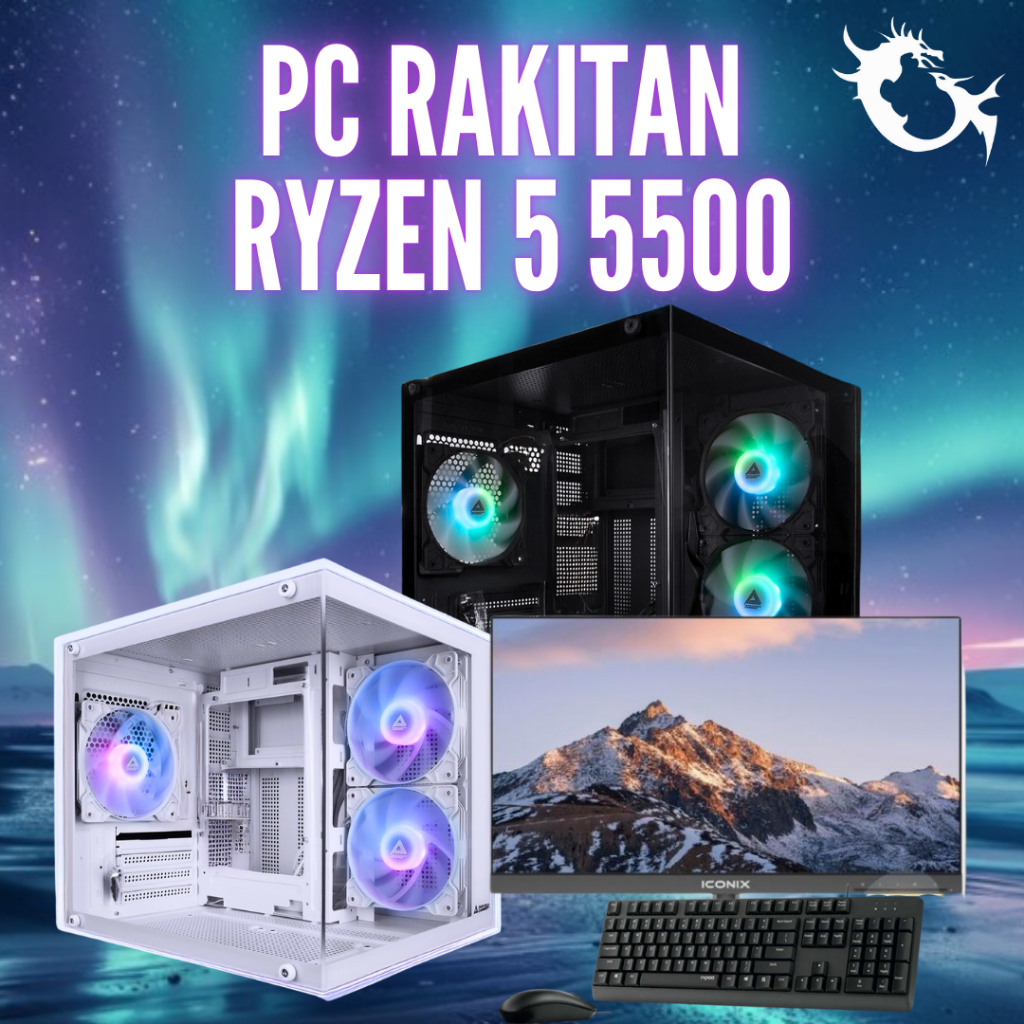 Jual PC Rakitan Ryzen 5 5500 | A520m Pro MSI | 16Gb Kit | 512GB ...
