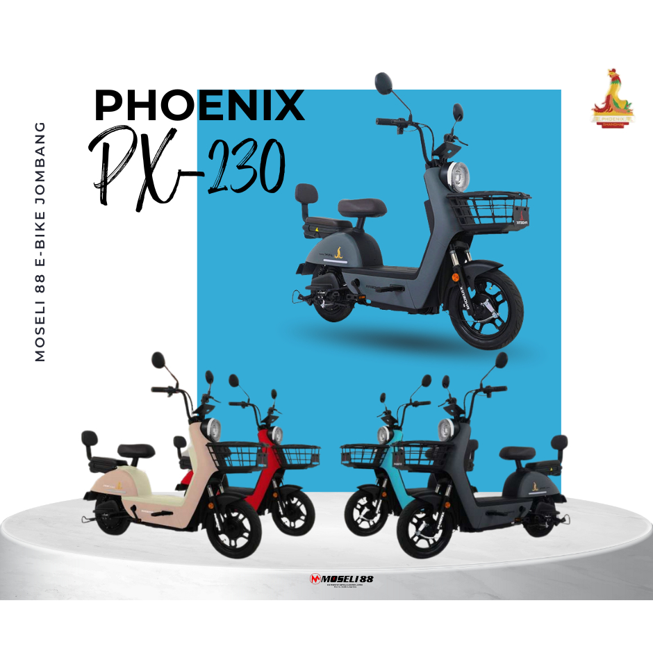 Jual SEPEDA LISTRIK NEW PHOENIX PX 230 | Shopee Indonesia