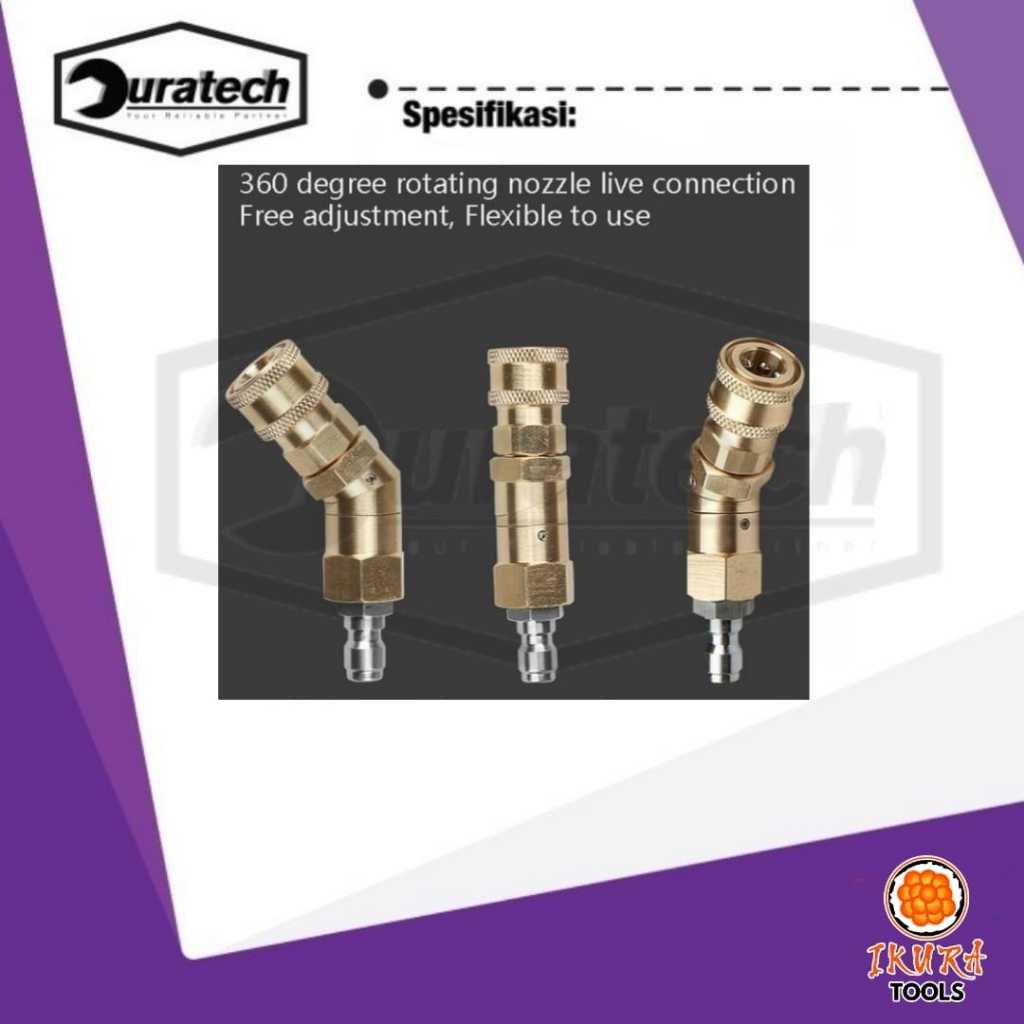 Jual Ikura Tools Swivel Adaptor Quick Release Nozzle 1/4