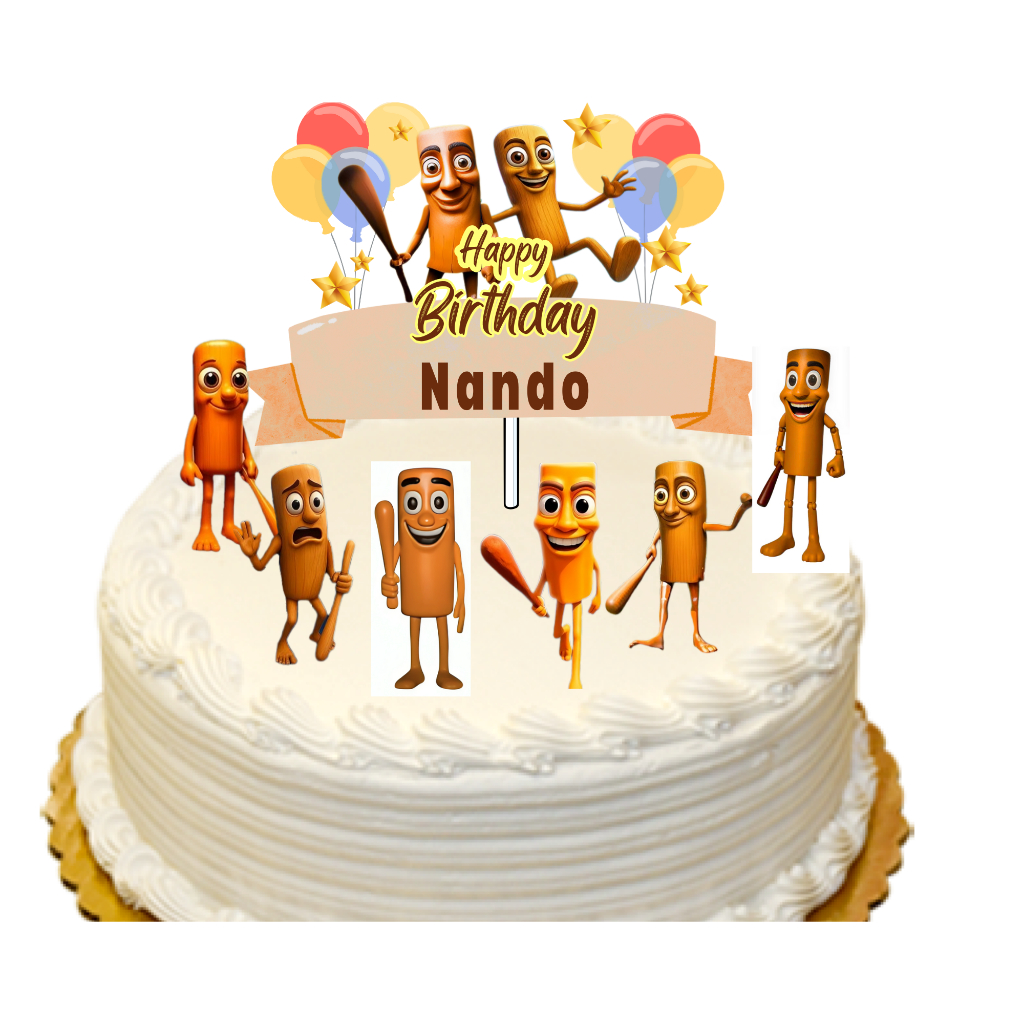 Déco Anniversaire Brainrot - Guirlande, Ballons, Décorations Gâteau - Thème Animaux, Pour Filles Et Garçons