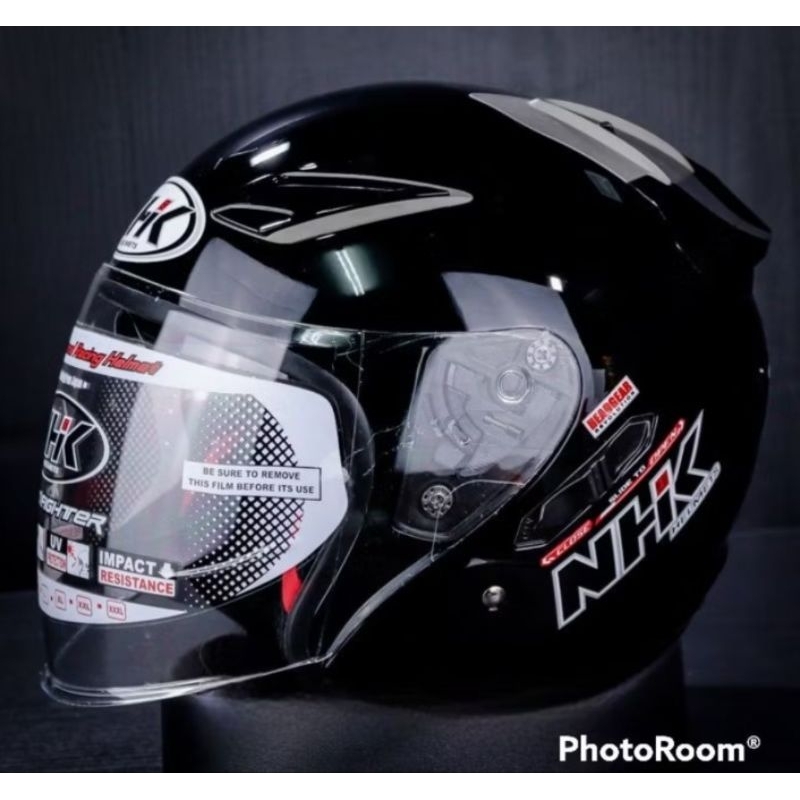 Jual HELM NHK R1 SOLID DOBLE VISOR FULL WARNA ORIGINAL PRODUK | Shopee ...