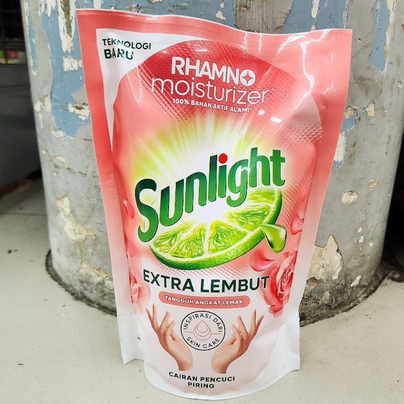 Jual SUNLIGHT Extra Lembut Sabun Cuci Piring Rhamno Moisturizer 650ml ...