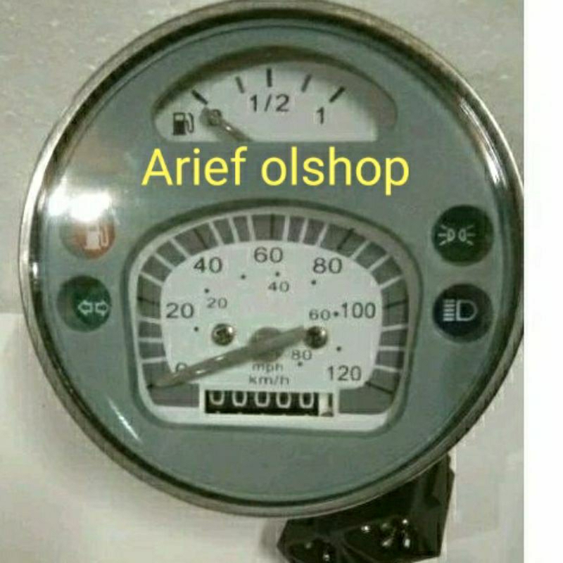 Jual SPEEDOMETER KILOMETER SPIDOMETER ABU-ABU NPX NEW PX | Shopee Indonesia