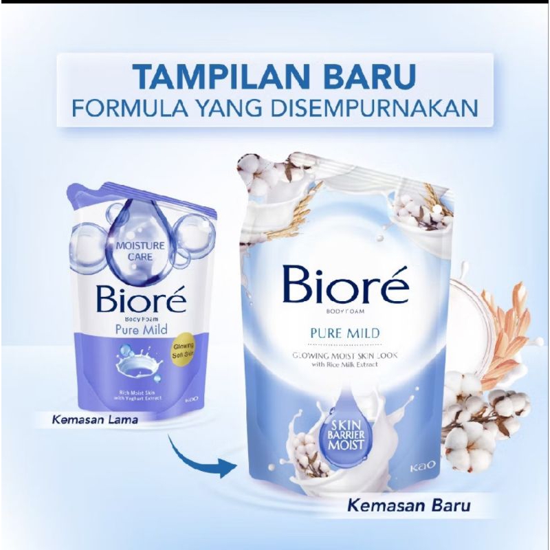 Jual Biore Sabun Mandi Cair Moisture Care 800 ml - Pure Mild | Shopee ...