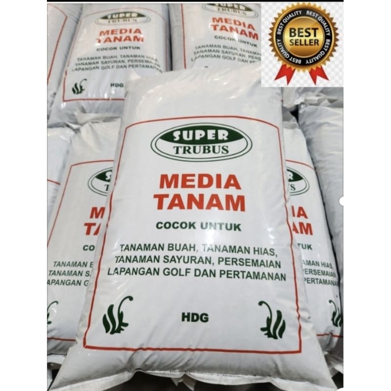 Media Tanam Super Trubus | Organik Siap Pakai | Cocok untuk Sayur, Buah & Tanaman Hias