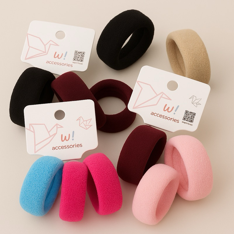 Jual W! Accessories Ikat Rambut / Hairband Donut Hitam (3pcs) 63340500 ...