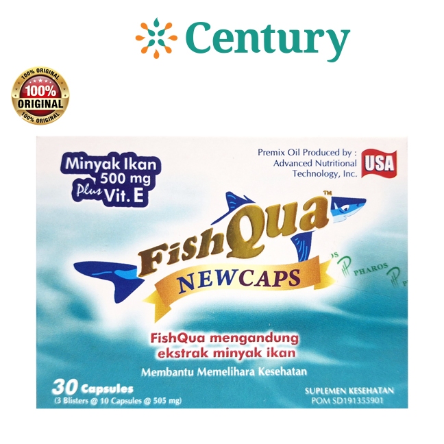 Jual Fishqua Newcaps 30 Kapsul / Minyak Ikan / Daya Tahan Tubuh ...