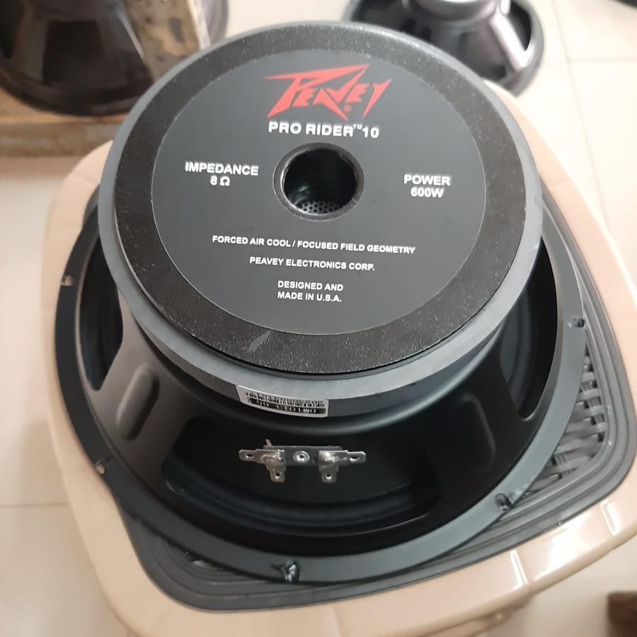 Jual SPEAKER PEAVEY 10 INCI PRO RIDER 600 WATT KOMPONEN - pro 10