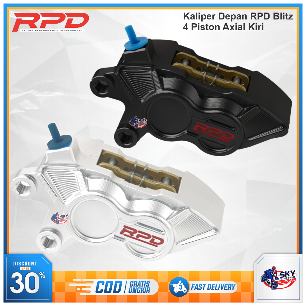Jual Kaliper Depan RPD 4 Piston Axial Kiri / Kanan Non Bracket Blitz ...