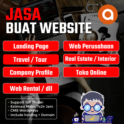 JASA DESAIN WEBSITE | LANDING PAGE | COMPANY PROFILE | TOKO ONLINE | DAN WEB CUSTOM LAINNYA