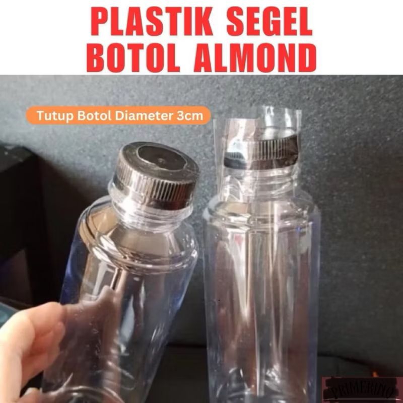 Jual PLASTIK SEGEL TUTUP BOTOL PLASTIK ALMOND SHRINK PVC BOTOL AQUA isi ...