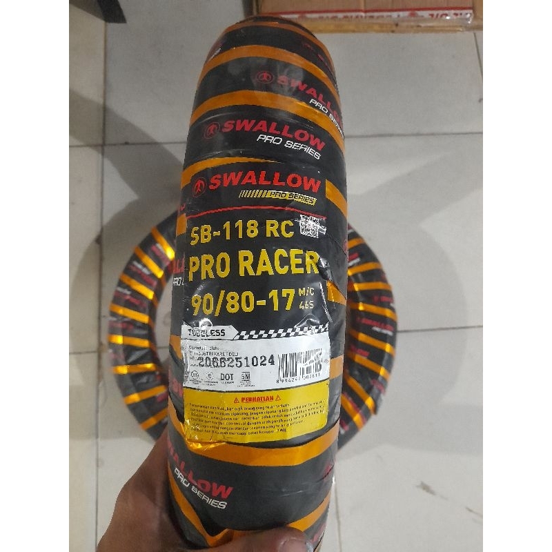 Jual Ban Swallow Pro Racer 90 80 17 ban racing soft compound FREE ...
