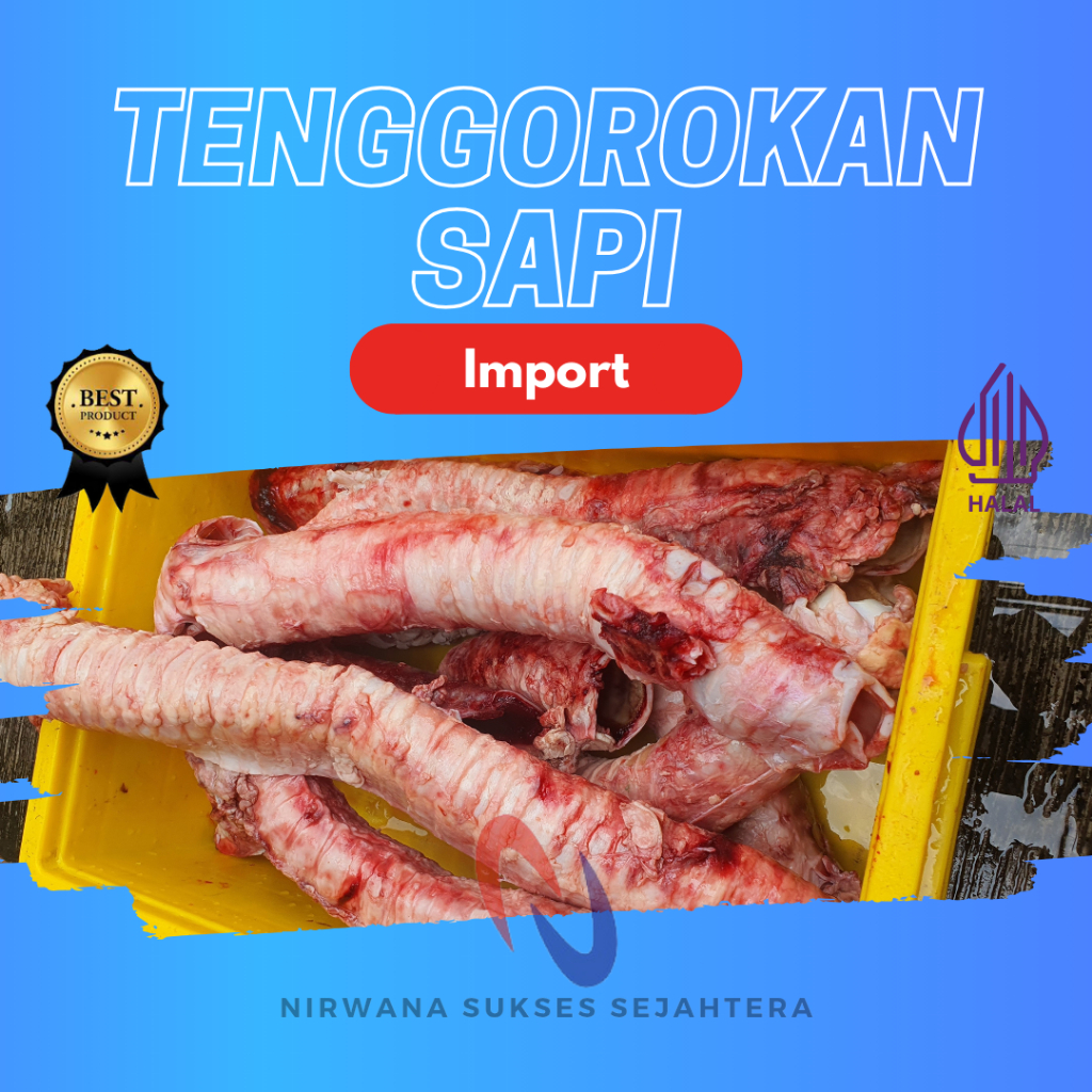 Jual TRAKEA, TENGGOROKAN SAPI / BEEF TRACHEA (IMPOR) | Shopee Indonesia