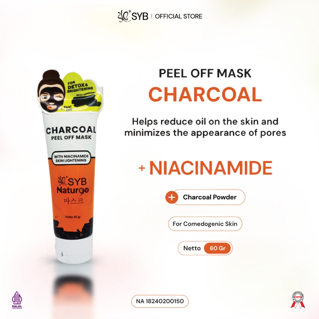 Jual SYB NATUR90 CHARCOAL PEEL OFF MASK (TUBE) | Shopee Indonesia