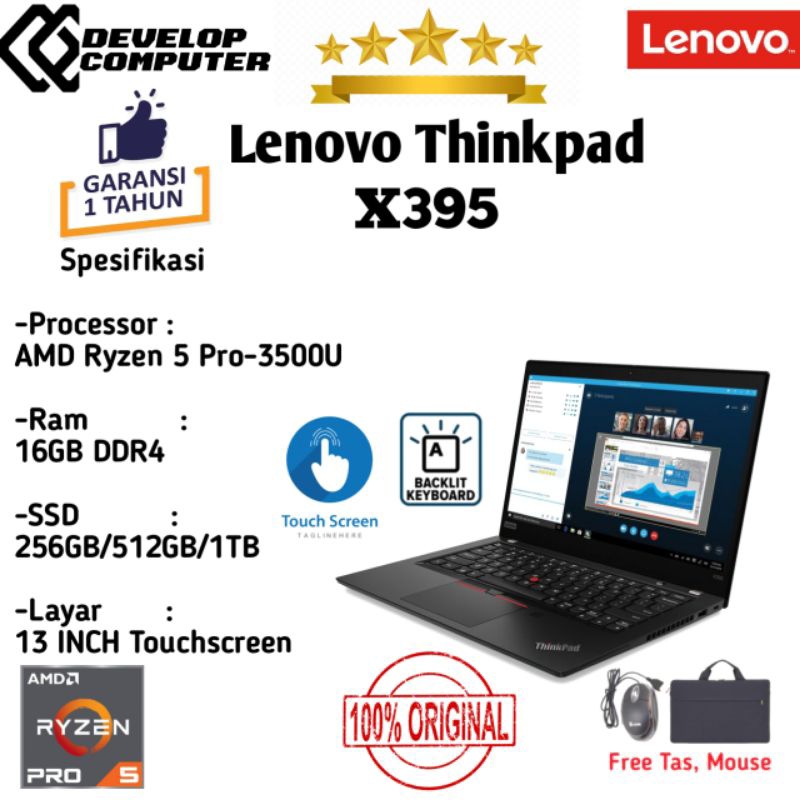 Lenovo Thinkpad T495 Ryzen 5 PRO 3500U 8/256 FHD Grado A