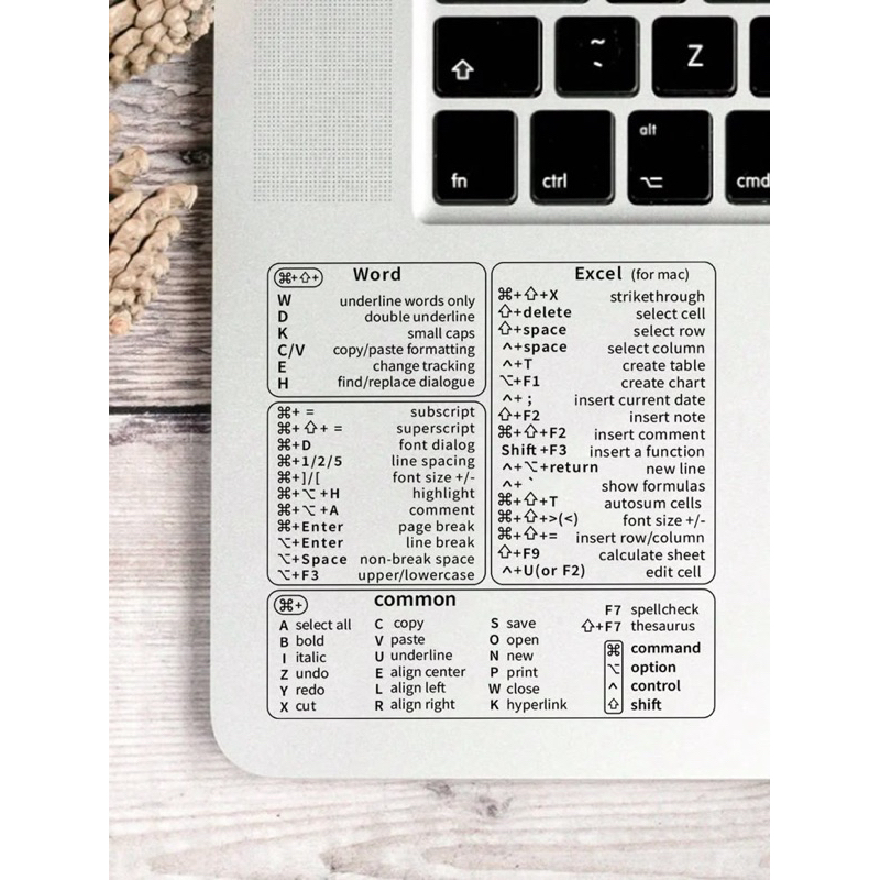 Jual stiker shortcuts excel | Shopee Indonesia
