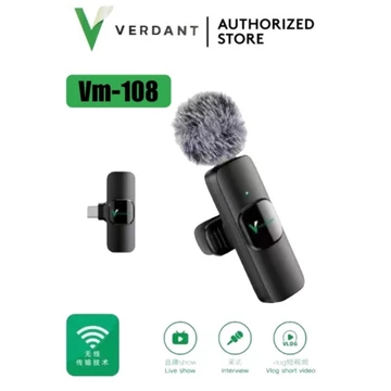 K8 K9 Microphone Wireless Mic Clip On Vlo Smartphone Type C Type Ios