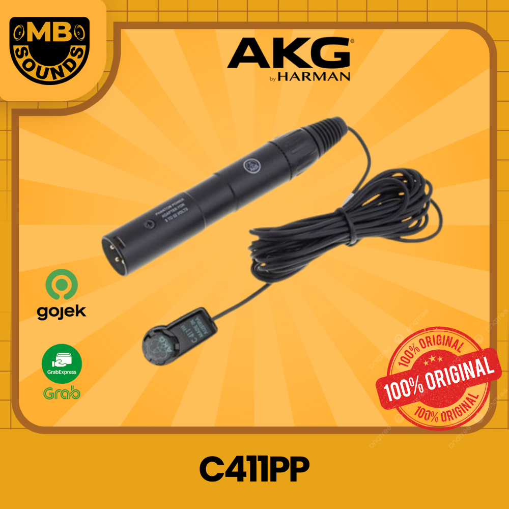 Jual AKG C411PP | C 411PP | C411 PP CONDENSER INSTRUMENT MIC ORIGINAL ...