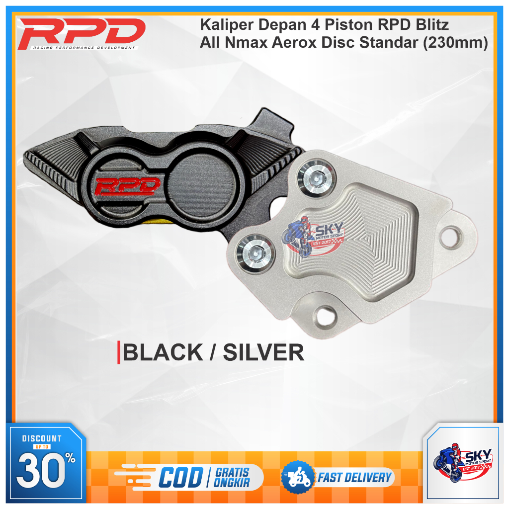 Jual Kaliper Depan 4 Piston RPD All Nmax Old New Aerox Old New Plus ...