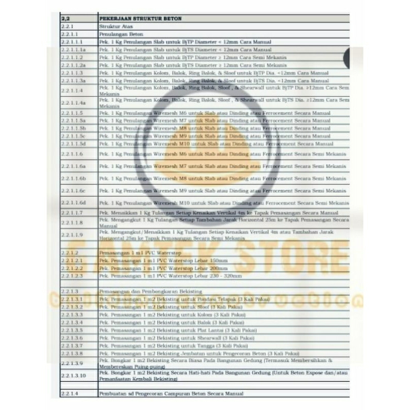 Jual (EMAIL) FILE AHSP BIDANG CIPTA KARYA TAHUN 2024 | Shopee Indonesia
