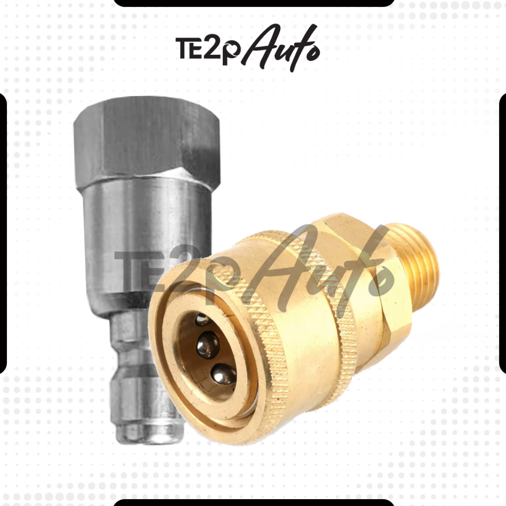 Jual Te2p Auto Adaptor Nepel Swivel Anti Kusut M14 Female Ke M14 Male ...