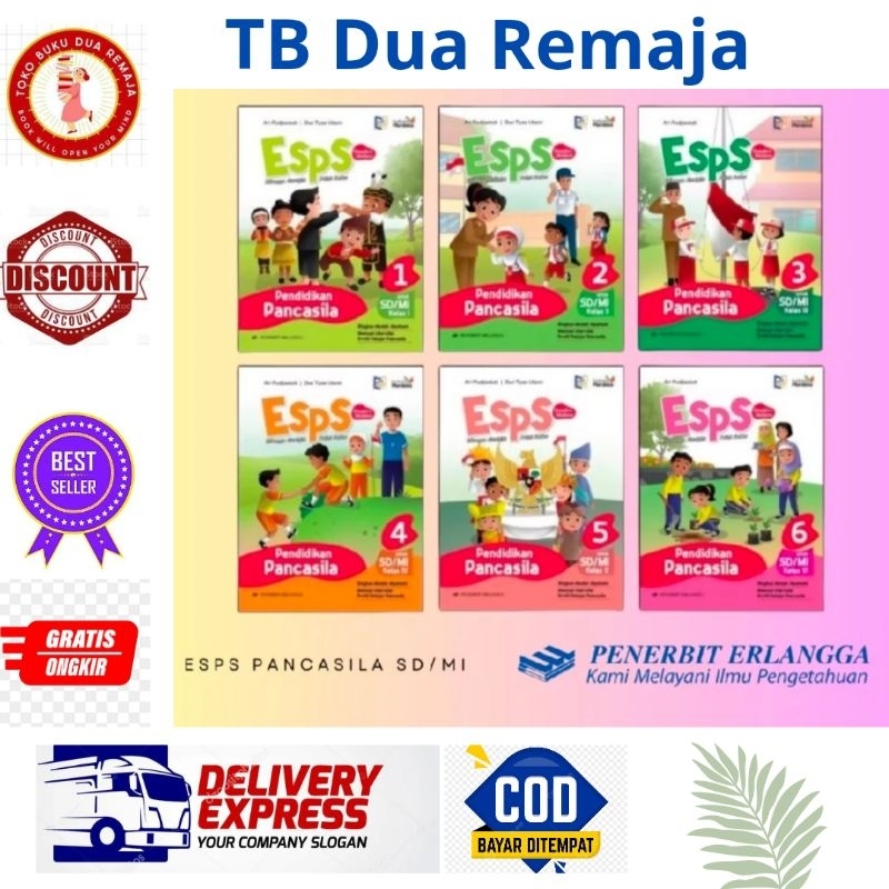 Jual Esps Pendidikan Pancasila (Revisi) SD/MI Kelas 1 2 3 4 5 6 ...