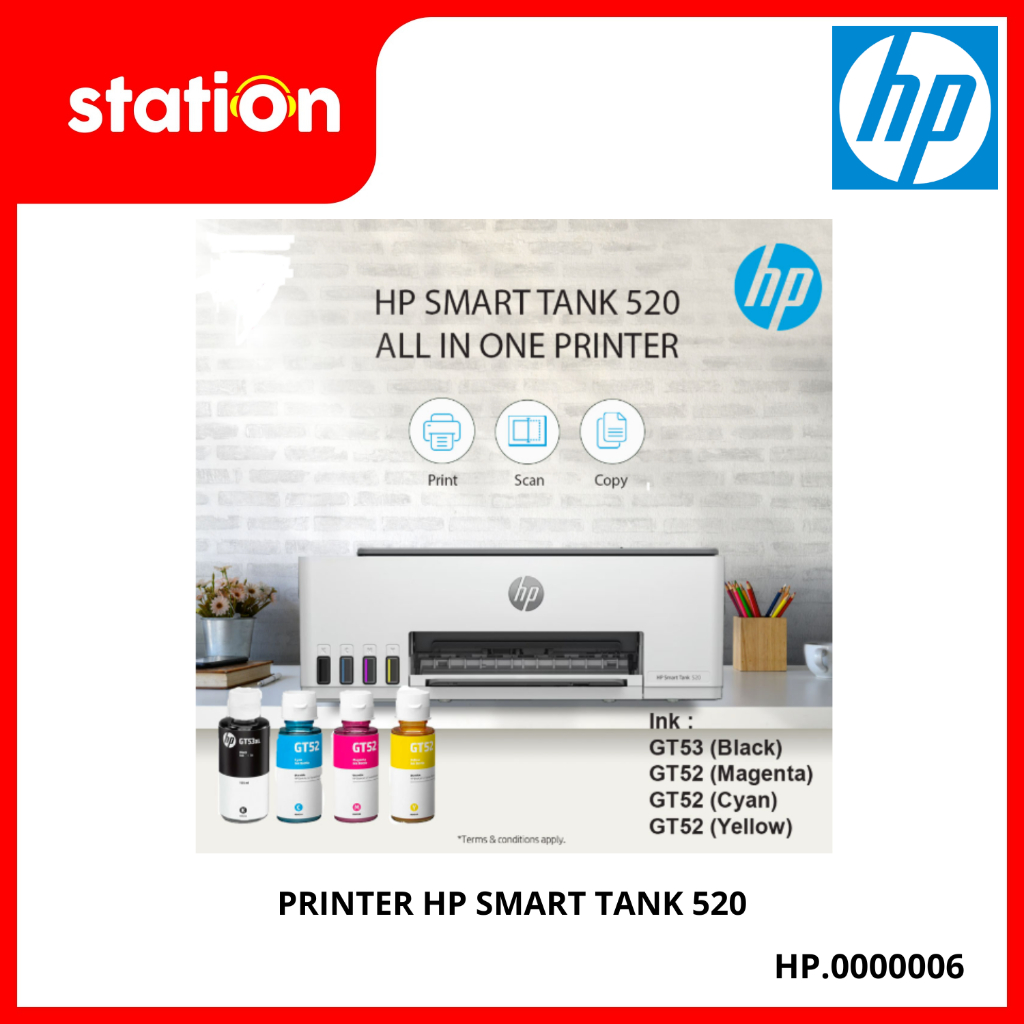 Jual PRINTER HP SMART TANK 520 580 615 750 | Shopee Indonesia