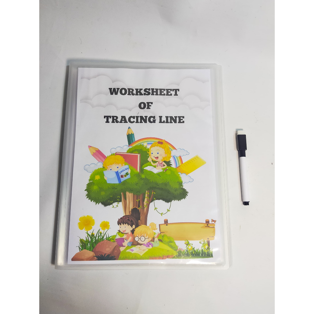 Jual Activity Worksheet Tracking Line Anak Paud/Lembar Kerja Edukasi ...